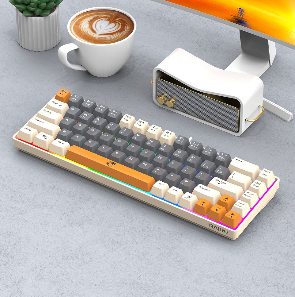 Generic Lei Kui K68 Double Color 68 Key Game Competitive Office ...