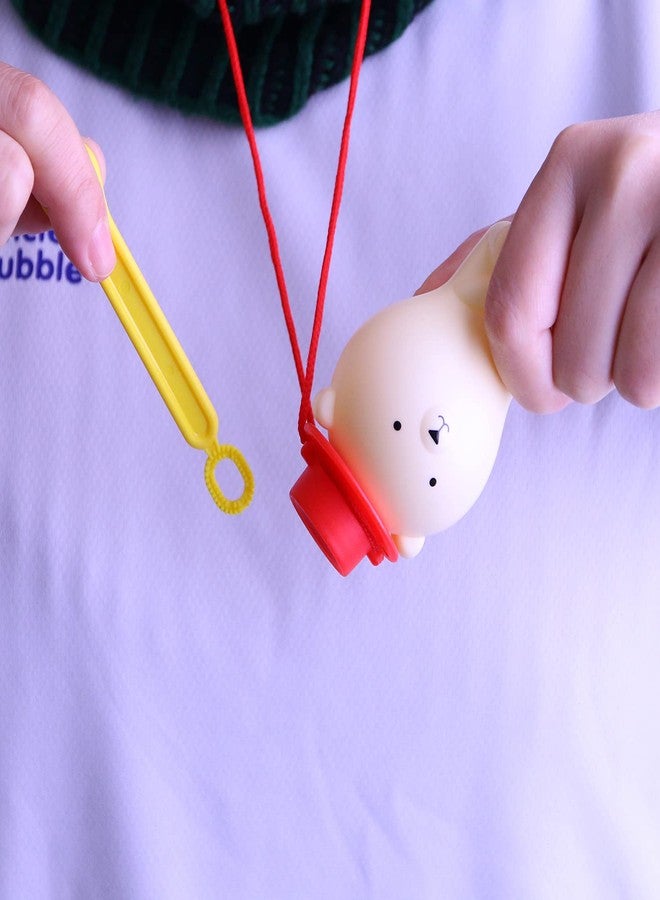 UNCLE BUBBLE Fun Anti-Spill Pals - More Play, Less Mess | Spill-Resistant | Incl. Lovely Brown Bear, Bubble Solution & Bubble Wands - Image 5