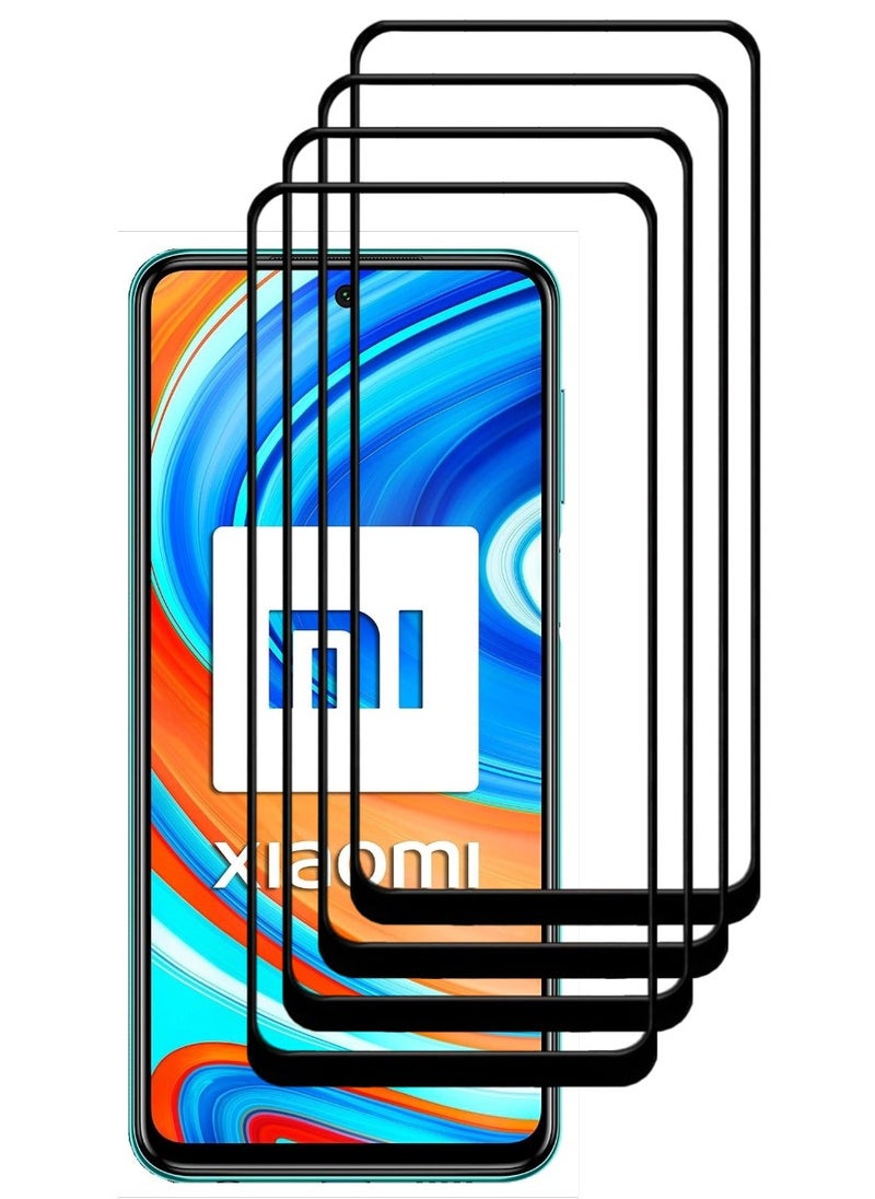 ACLIX 4 Pieces Antistatic ESD Dustproof Premium Quality High Definition Tempered Glass Screen Protector Designed For Xiaomi Redmi Note 9 Pro - Image 1