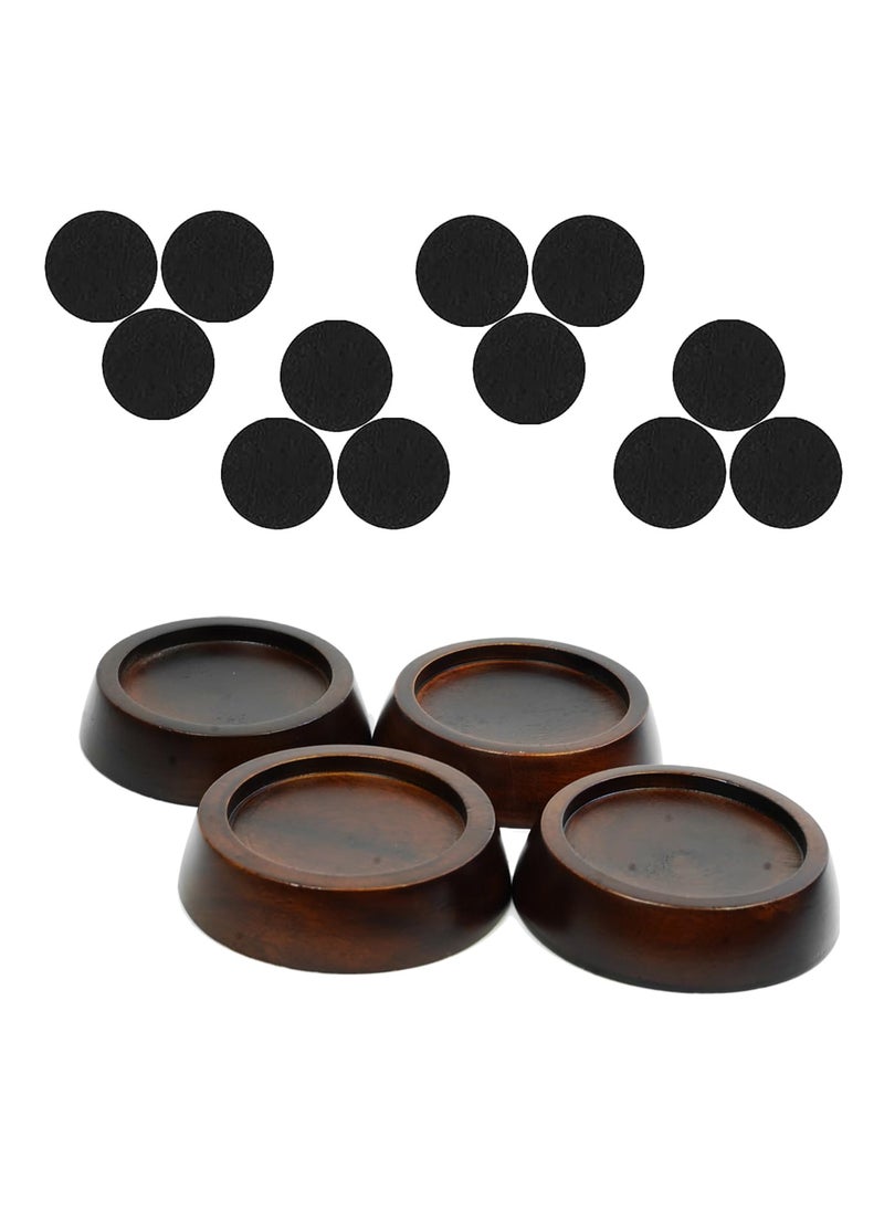 Lakdi Baaz Lakdibaaz Wooden Furniture Risers Bed Riser Table Base Fridge Cupboard Stand Machines Almirah Rack Risers 1 inch  - Image 1