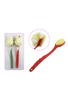 PARTY FUN Brush With Flower Spong Plastic Long Handle  - Image 1