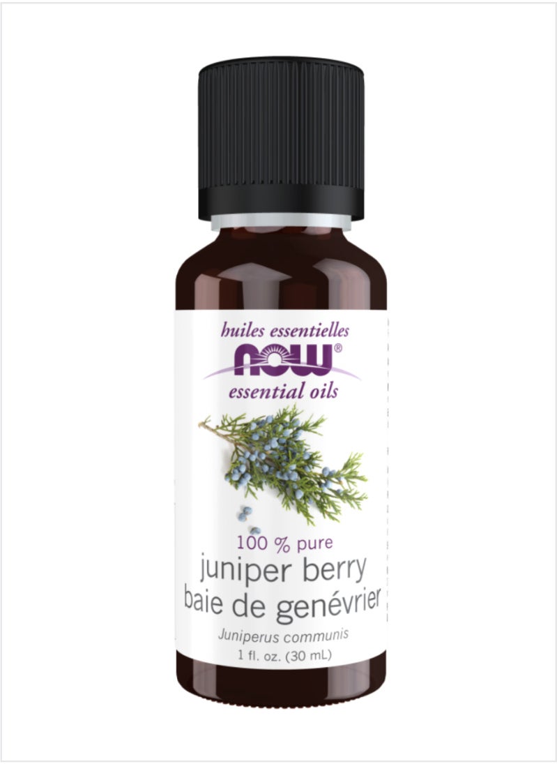 now NOW Juniper Berry Essential Oil - 100% Pure Refreshing Aroma, 30ml 