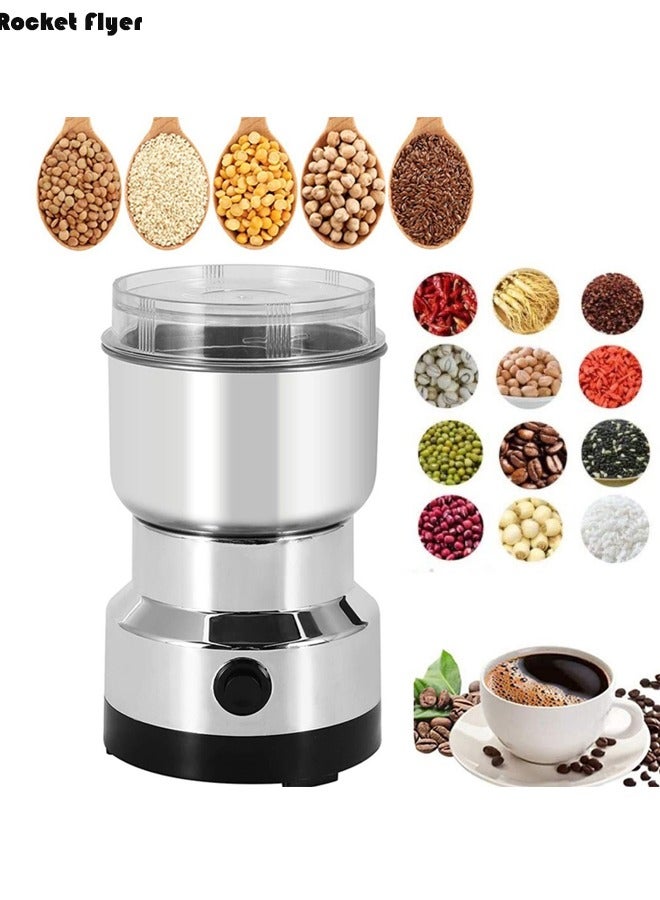 Rocket Flyer stainless steel electric grain mill, seed grinder, electric small high speed spice mill, crusher for grinding grains, roots, spices, coffee beans - Image 1
