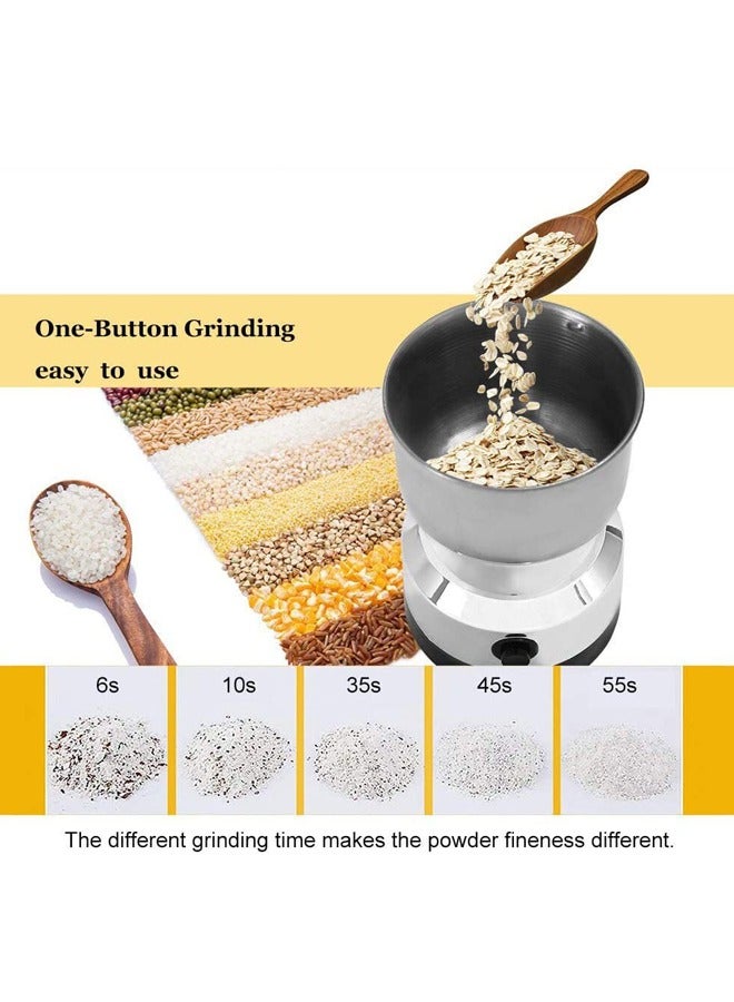 Rocket Flyer stainless steel electric grain mill, seed grinder, electric small high speed spice mill, crusher for grinding grains, roots, spices, coffee beans - Image 2