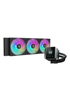 DEEPCOOL Deepcool MYSTIQUE 360 Black Liquid Cooler with FT12 SE Fans & 5th Gen Pump.  - Image 1