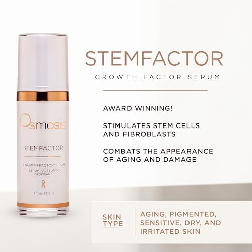 Osmosis StemFactor Growth Factor Exosome Facial Treatment AgeDefying Skin Renewal 1 Fl Oz Serum - Image 3