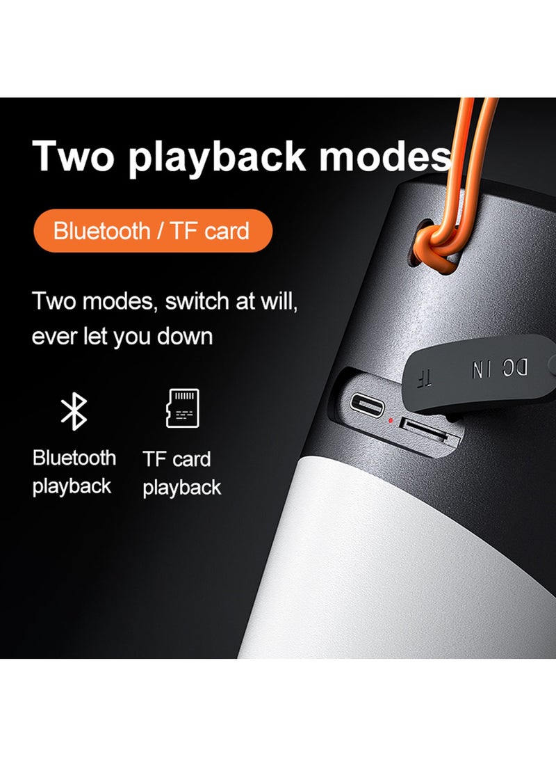 Mini speaker, EqiEch LED Bluetooth Speaker, Outdoor Portable Wireless Bluetooth Speaker, Camping Home Ambience Light Speaker - Image 2