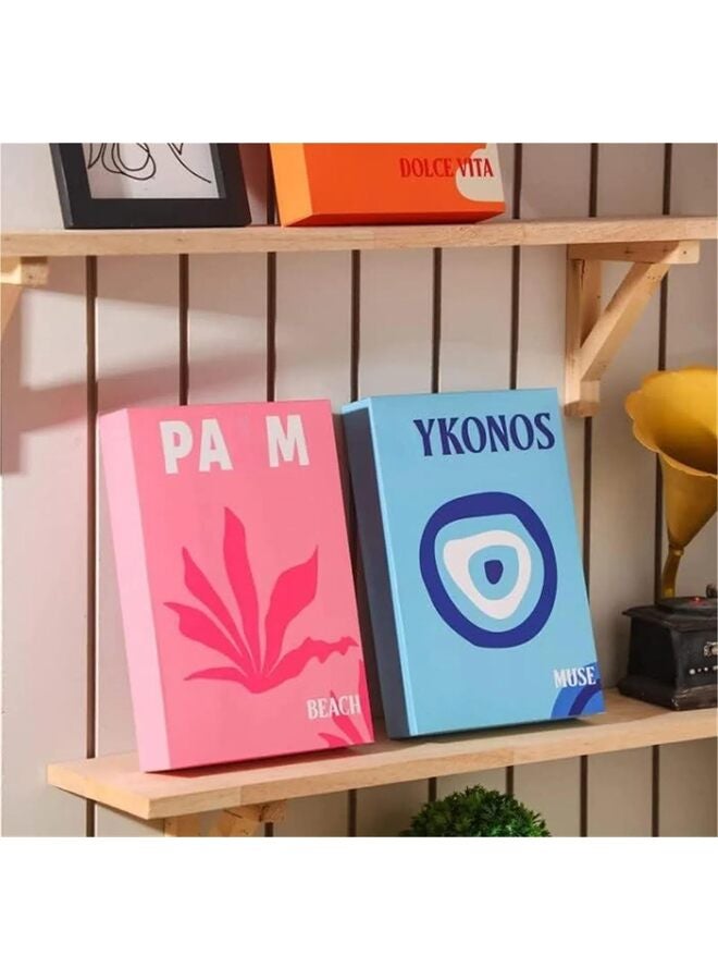 6 PCS Decorative Books for Decoration, Modern Fashion Faux Books Set for Hardcover Home Decor, Fake Book Stacks Display for Bookshelf Living Room Decor - Image 3