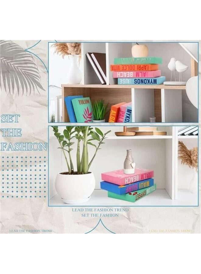 6 PCS Decorative Books for Decoration, Modern Fashion Faux Books Set for Hardcover Home Decor, Fake Book Stacks Display for Bookshelf Living Room Decor - Image 2