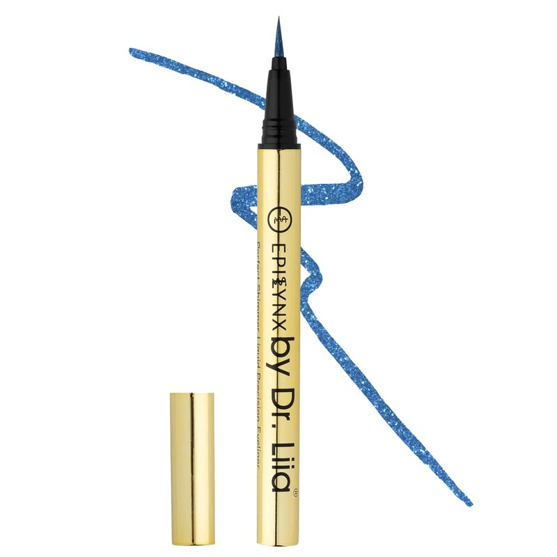 EPILYNX Waterproof Eyeliner  SmudgeProof Liquid Eyeliner Pen with Precision Tip for Smooth LongLasting Application  Vegan Hypoallergenic  GlutenFree Eye Liner  2mL Shimmer Royal Blue