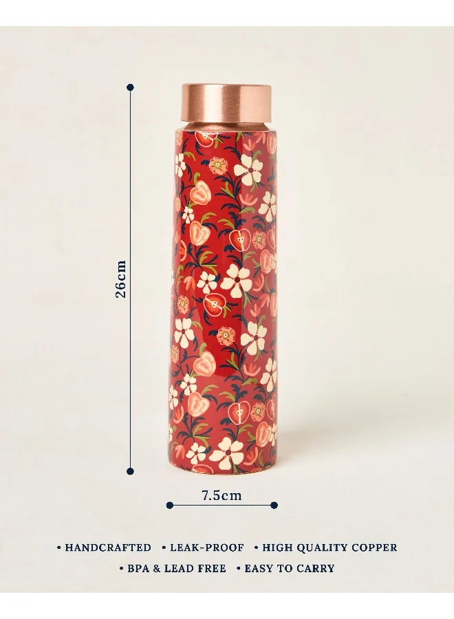 Chumbak Apple Orchards Copper Bottle, 900 ml | Kashmir Trails