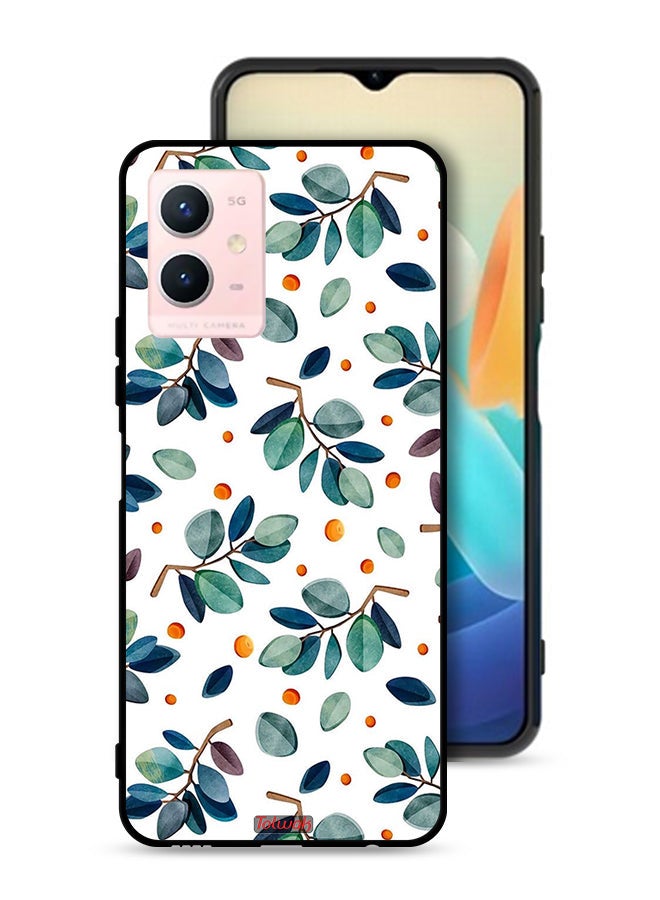 Tolwak Vivo Y33s 5G Protective Case Cover Leaves - Image 1