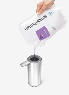 simplehuman simplehuman Moisturizing Liquid Hand Soap Refill Pouch, 34 Fl Oz (Pack of 1), Fragrance Free, Count  - Image 2