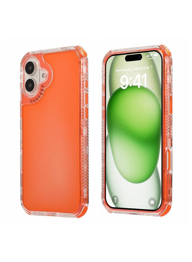 S-TOP Case For iPhone 16 Plus Dreamland 3 in 1 Clear Color Transparent Frame PC + TPU Phone Case - Image 1