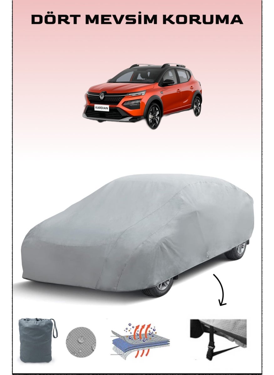 Breen Renault Kardian Compatible Auto Cover, Car Cover, Waterproof and Sunproof Car Tent  - Image 1