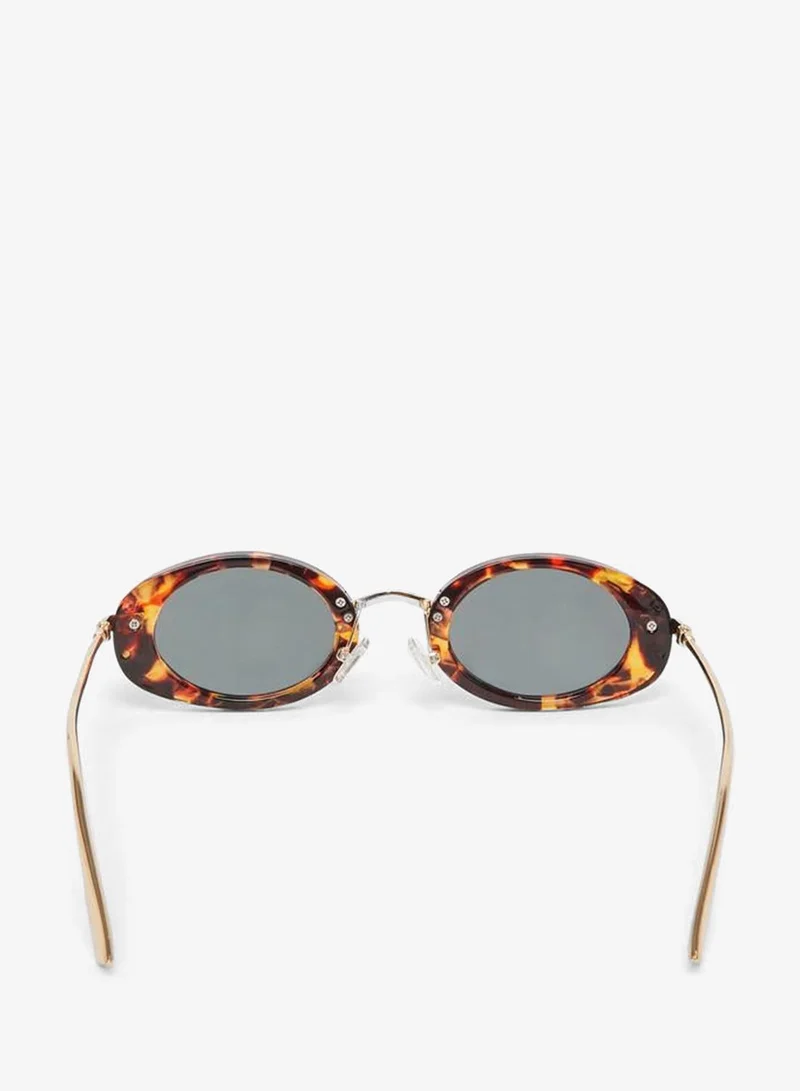 Styli  Tortoiseshell Oval Sunglasses for Women | Best Price UAE