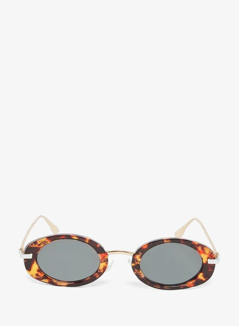 Styli  Tortoiseshell Oval Sunglasses for Women | Best Price UAE