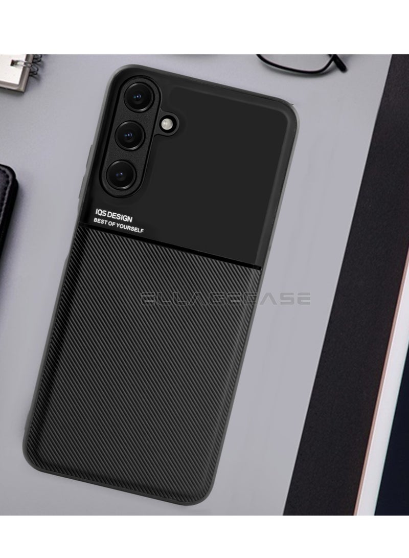 ELLAGECASE حافظة فاخرة رفيعة للغاية لهاتف سامسونج جالاكسي S25، لوحة معدنية مخفية، تصميم نحيف، سهل الحمل، وحماية معززة للكاميرا - Image 5