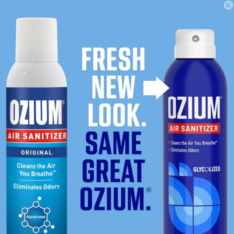 Ozium 8 Oz. Air Sanitizer & Odor Eliminator for Homes, Cars, Offices and More, Original Scent, Pack of 2 - Image 2