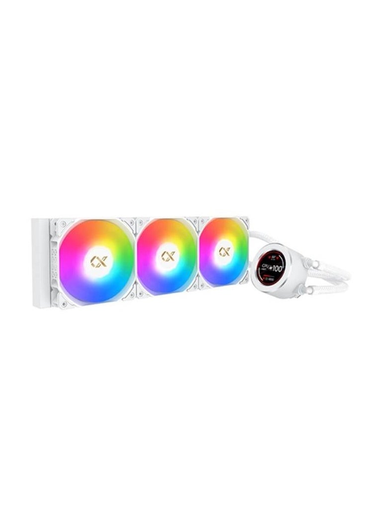 زيجماتيك مبرد مائي زغماتيك Frozr-O II 360 مع شاشة  LCD ديجيتال 2.4 بوصة - مروحة PWM منخفضة الضوضاء - عرض أنماط مختلفة - تبديد الحرارة بكفاءة - دعم أحدث المواصفات - EN40450  - Image 2