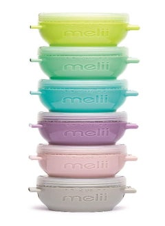 6 Melii Snap & Go Baby Food Freezer Storage Snack Containers