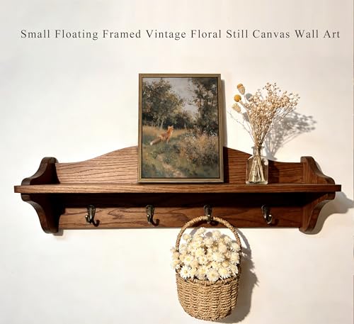 Mavgouuy Vintage Fox Painting Canvas Wall Art Forest Animal Oil Painting Picture Wall Decor Cottage Core Little Fox Nature Painting Poster Print Artwork for Living Room Bedroom Office Home Decoration - Image 3