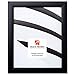 Craig Frames Craig Frames 1WB3BK 10 by 13 Inch Picture Frame, Smooth Wrap Finish, 1 Inch Wide, Black  - Image 2