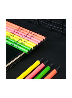 Deli 48-Piece Neon Graphite Pencils  - Image 2