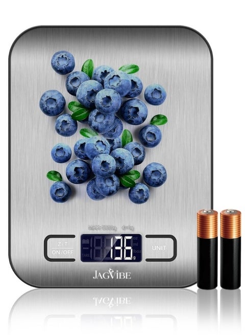 Kitchen Scale for Food, Smart Nutrition Calculator, High Precision, Digital Scale Grams and Ounces for Keto, Bariatric, Baking, Cooking, Meal Prep, Portable, Auto-Off, LCD Display, Essentials