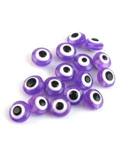 Evil Eye Beads 200pcs Purple Round Evil Eye Handmade Resin Beads Charms Round Evil Eye Spacer Beads Handmade Beads for DIY Jewelry Bracelet Earring Necklace Craft Making - pzsku/Z87A36C49896615D468B3Z/45/_/1683936756/727668bb-36ec-4f45-9e62-5819a93b9af2