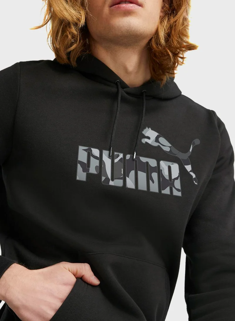 PUMA Essential Camo Graphic Hoodie