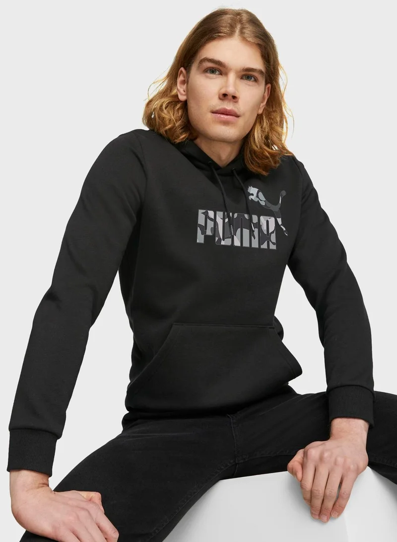 PUMA Essential Camo Graphic Hoodie