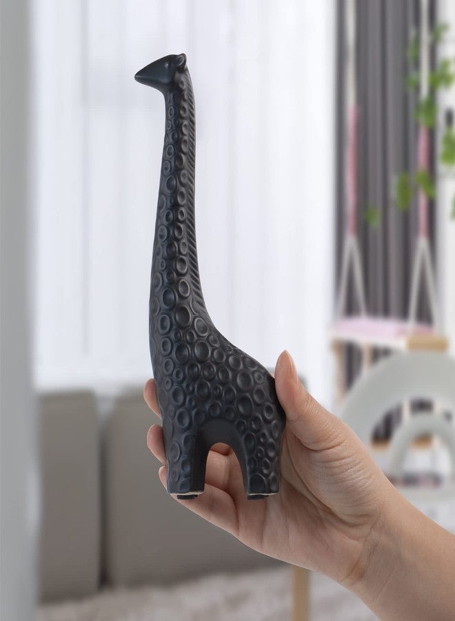 Notakia Small Animal Giraffe Statues Home Decor Modern Style Decorative Ornaments for Living Room, Bedroom, Office Desktop, Cabinets （Black Giraffe Figurine ） - Image 3