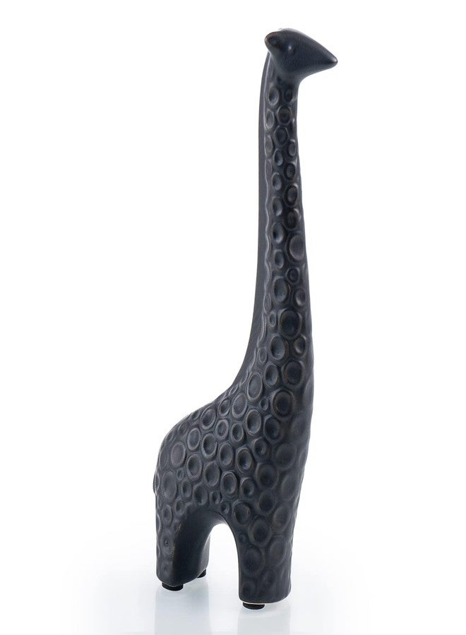 Notakia Small Animal Giraffe Statues Home Decor Modern Style Decorative Ornaments for Living Room, Bedroom, Office Desktop, Cabinets （Black Giraffe Figurine ） - Image 1