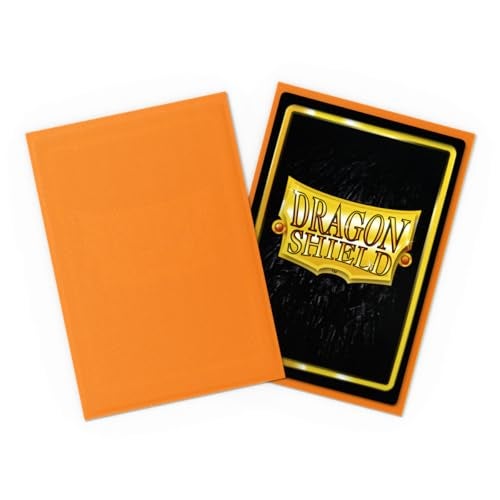 Arcane Tinmen Dragon Shield | Japanese Size Card Matte Sleeves | 60 CT - Smooth & Tough Premium TCG Sleeves - Compatible with Yu-Gi-Oh, Naruto, Cardfight & Vanguard | Orange - Image 3