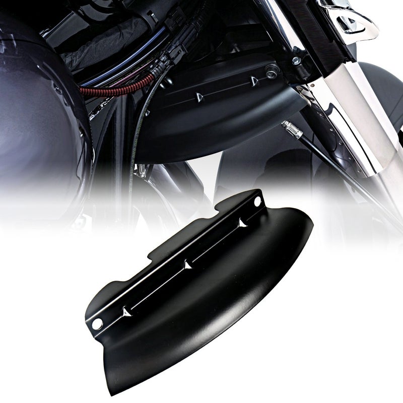 Rudyness Black Lower Triple Tree Wind Deflector for Harley Touring Electra Street Glide 2014-2023 Models - Image 1