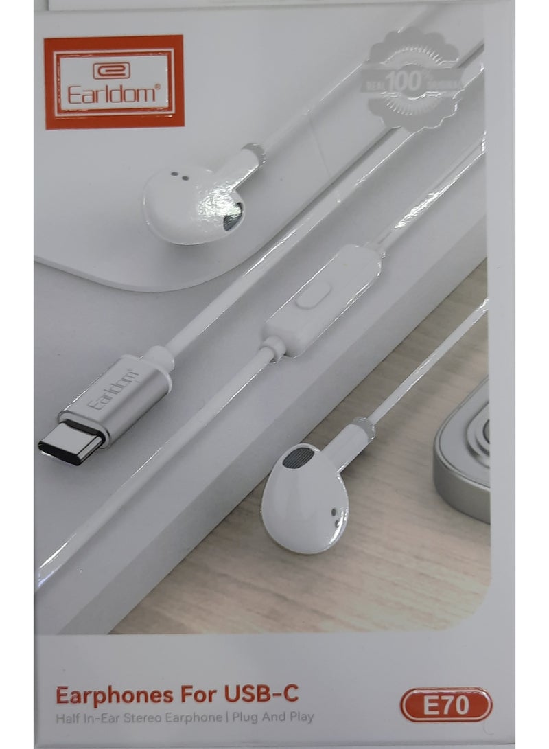 Earldom EARPHONE FOR USB-C - Image 1