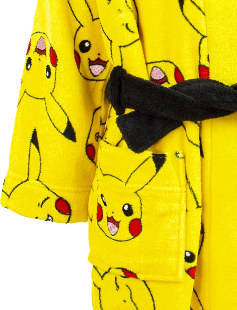 Pokémon Store روب استحمام بوكيمون للأطفال الأولاد والبنات آذان بيكاتشو 3D - Image 3