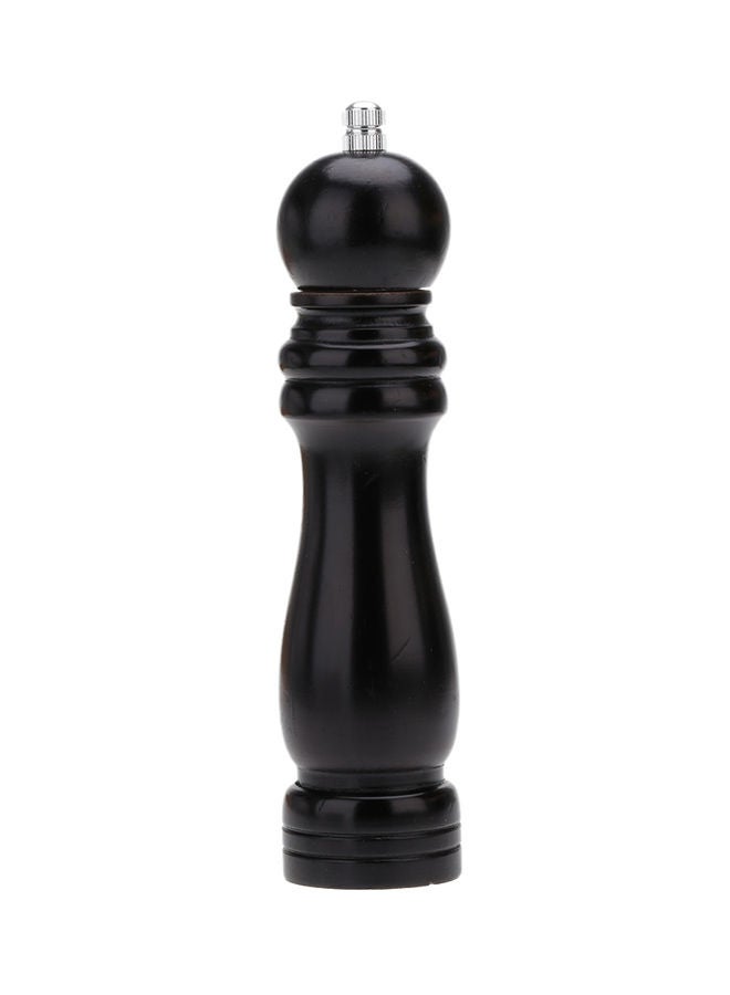 NIBEMINENT Manual Wooden Pepper Mill Black 1.85 x 8inch - Image 1