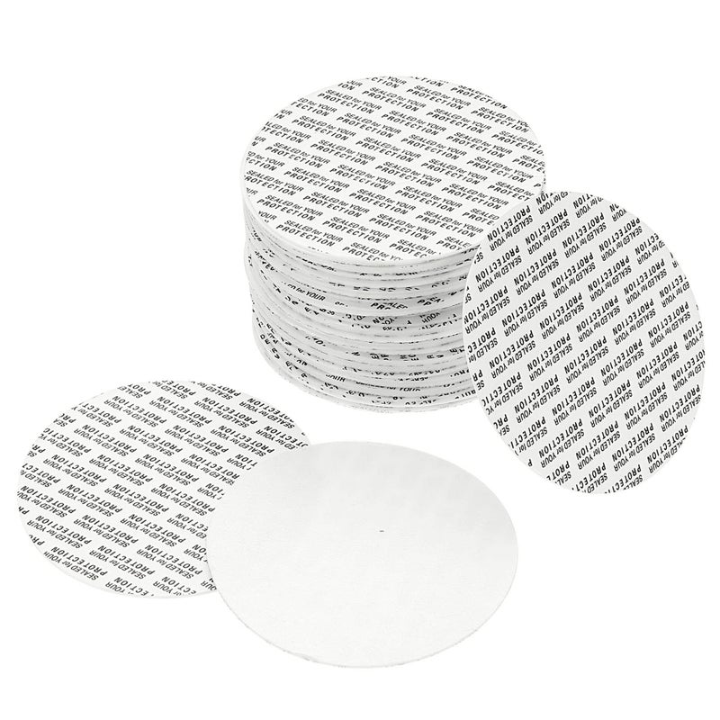 PATIKIL PATIKIL 815mm321 Foam Lid Liner 150 Pack PS Foam Resistant Tamper Pressure Sensitive Seal for Bottle Cap Liners Seals 