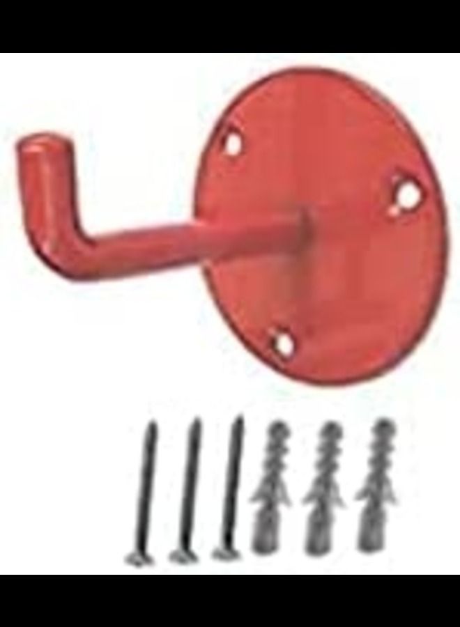 ABBASALI Fire Extinguisher Hook Mount Extinguisher Bracket Wall Hanging Clip Red Color (1)