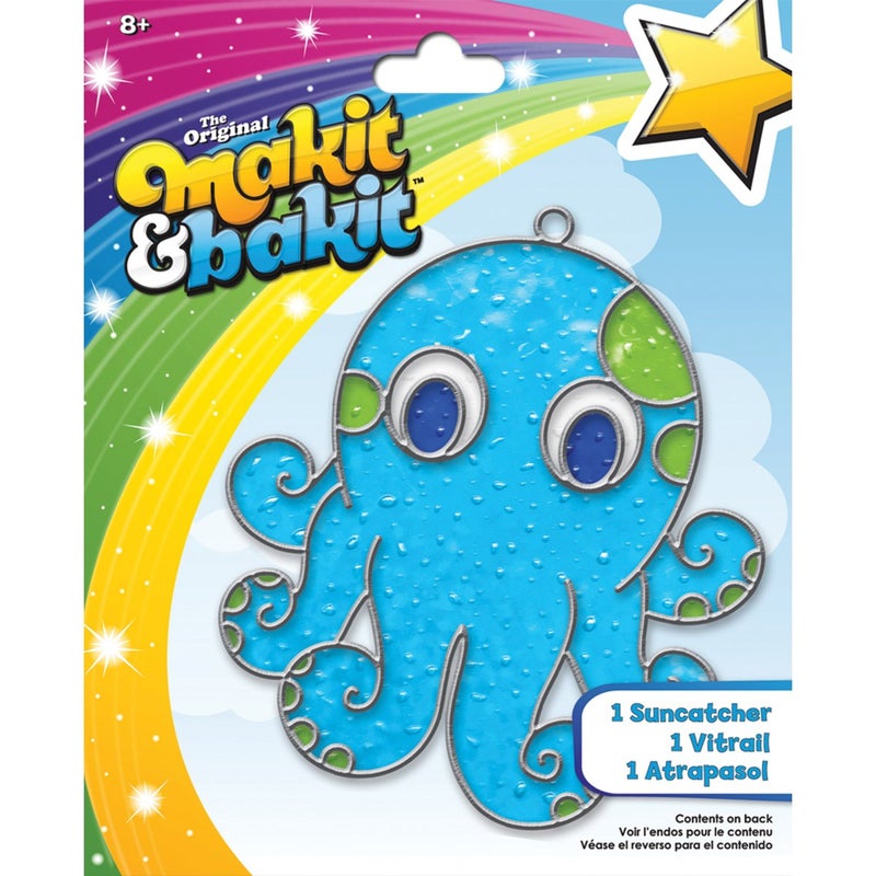 Colorbok TB-73230 Makit and Bakit Suncatcher Kit, Octopus