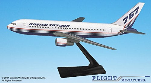 Flight Miniatures Boeing Demo House Colors (81-04) 767-200 1:200 Scale - Plastic Snap-Fit Model Airplane - Collectible Replica of Boeing Demo Aircraft - Part #ABO-76720H-012 - Image 4
