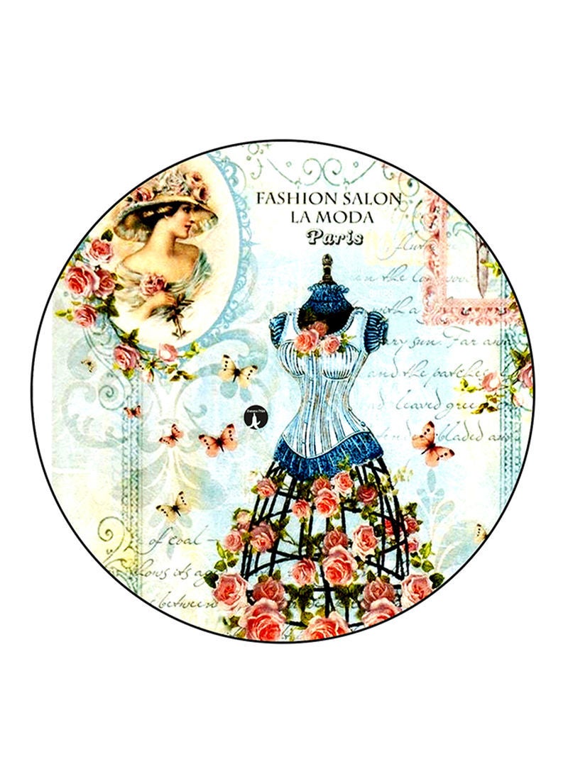 RKN Vintage Art Printed Fridge Magnet Multicolour - Image 1