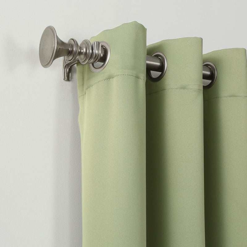 Sun Zero Easton Energy Saving Blackout Grommet Curtain Panel, 40" x 63", Sage Green - Image 2