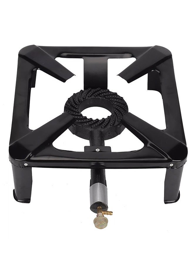 A TO Z P.A.C International GAS STOVE ART301: Single Burner, Iron Gas Stove for Home and Outdoor Use, Heavy Duty, Durable, Made in Italy - 40x40, 4 Feets, 9KW  - Image 2