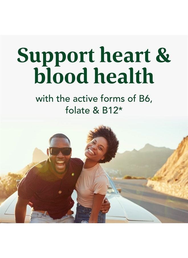 MegaFood Methyl B12 - Supports Heart Health - Supplement for Men and Women with Methylated Vitamin B12, Vitamin B6, and Folate - Vegan and Gluten-Free - Made Without 9 Food Allergens - 90 Tabs  - Image 2