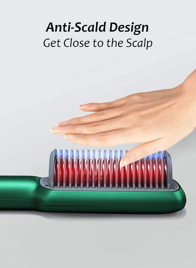 7MAGIC Hair Straightener Brush, Mini Straightening Brush, - Image 5