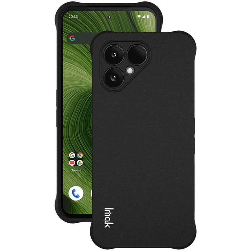 إيماك جراب هاتف من مادة TPU المقاومة للصدمات والوسادة الهوائية لهاتف Fairphone Gen.6 / E / Os Gen.6 (أسود غير لامع) - Image 2