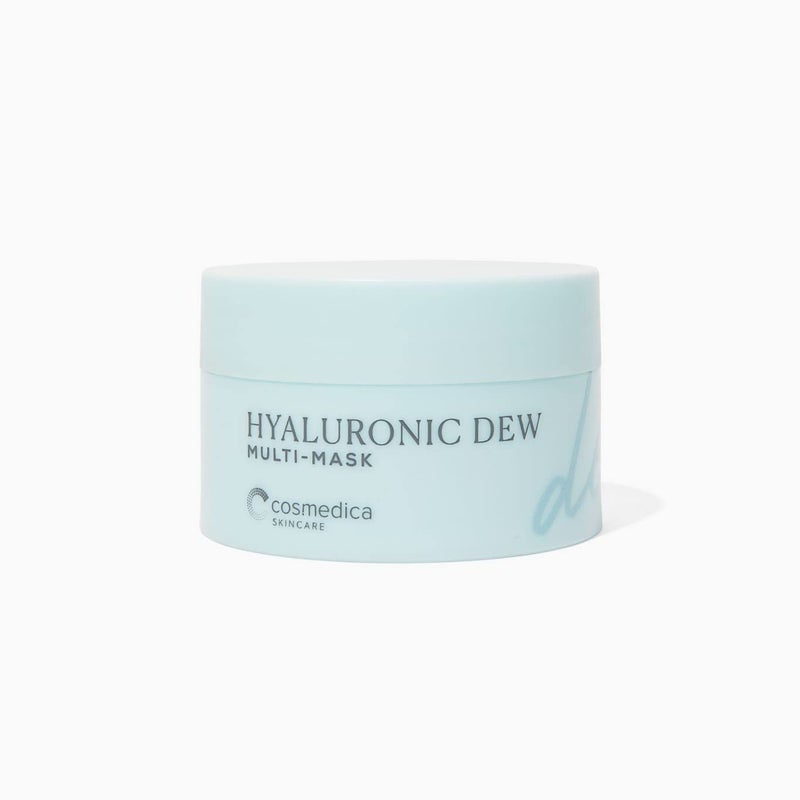 Cosmedica Skincare Hyaluronic Acid Dew Mask Multipurpose hydrating facial mask overnight moisture sleeping pack and face spot treatment for dry skin mask treatment 176oz 1 pack